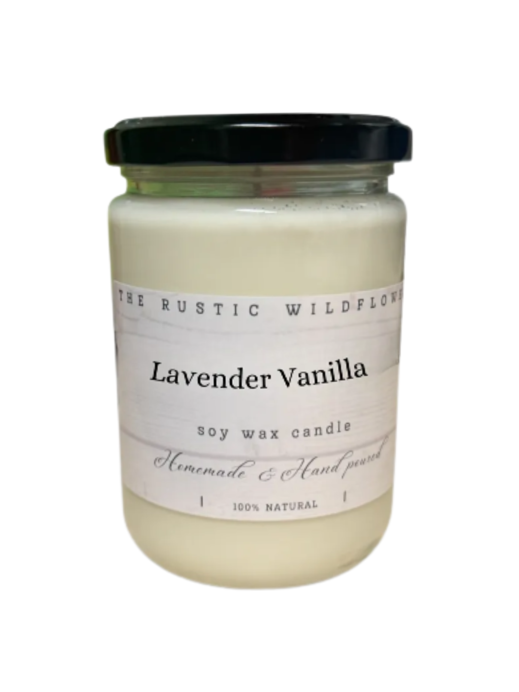 Lavender Vanilla - Single Wick Candle 12oz