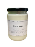 Cranberry - Single Wick Candle 12oz