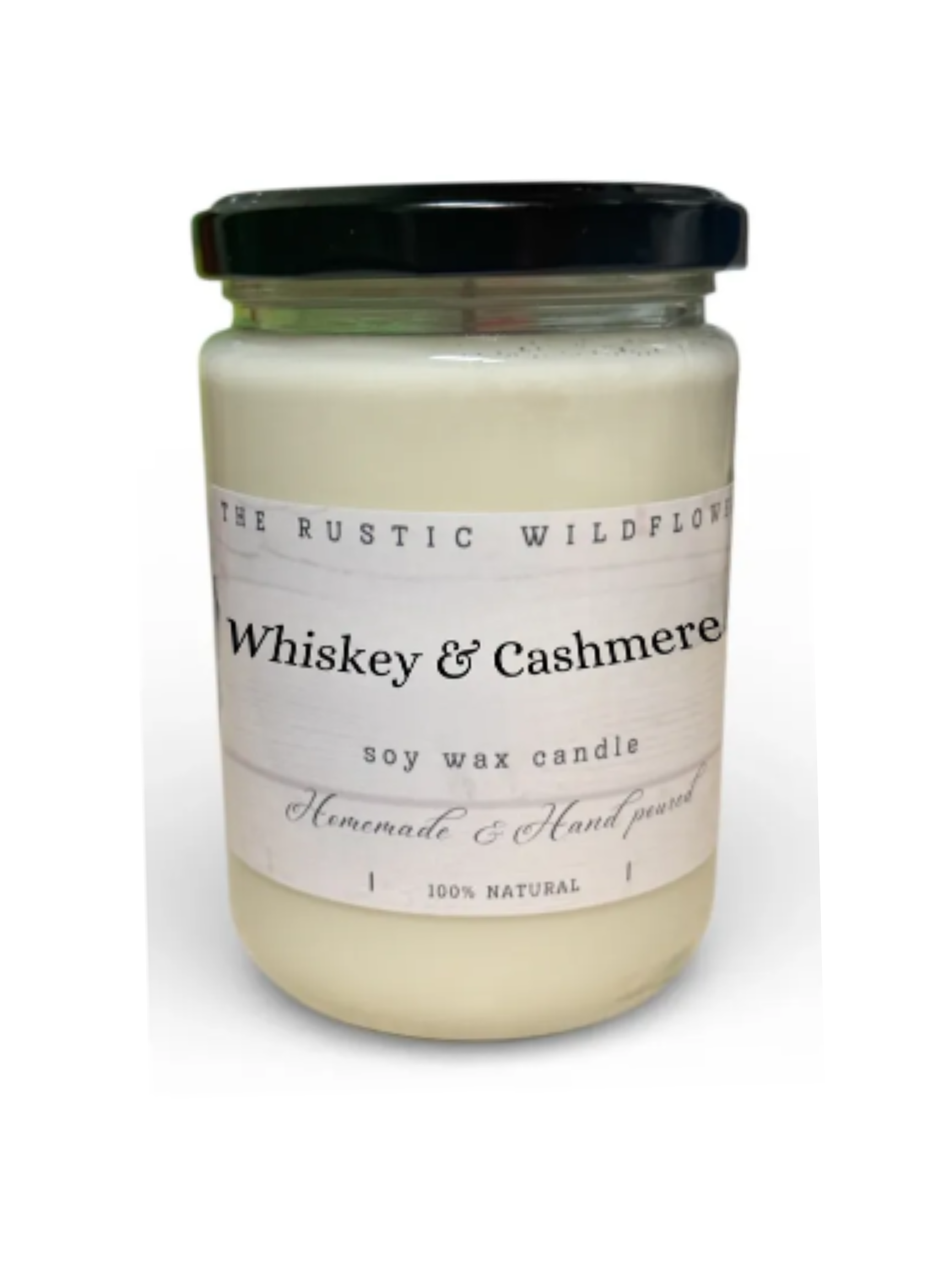 Whiskey & Cashmere - Single Wick Candle 12oz
