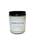 Leather & Lace - Single Wick Candle 9oz