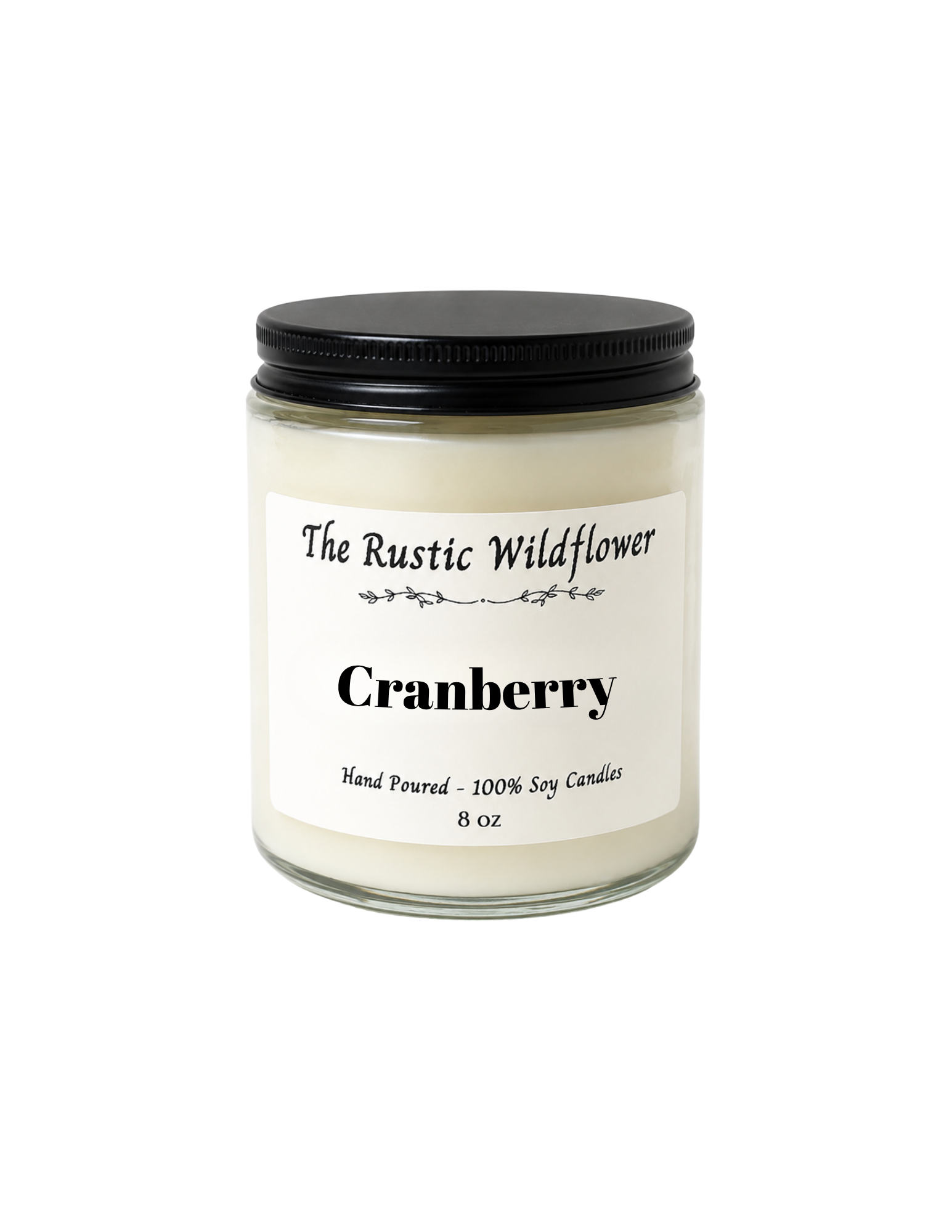Cranberry - Single Wick Candle 8oz