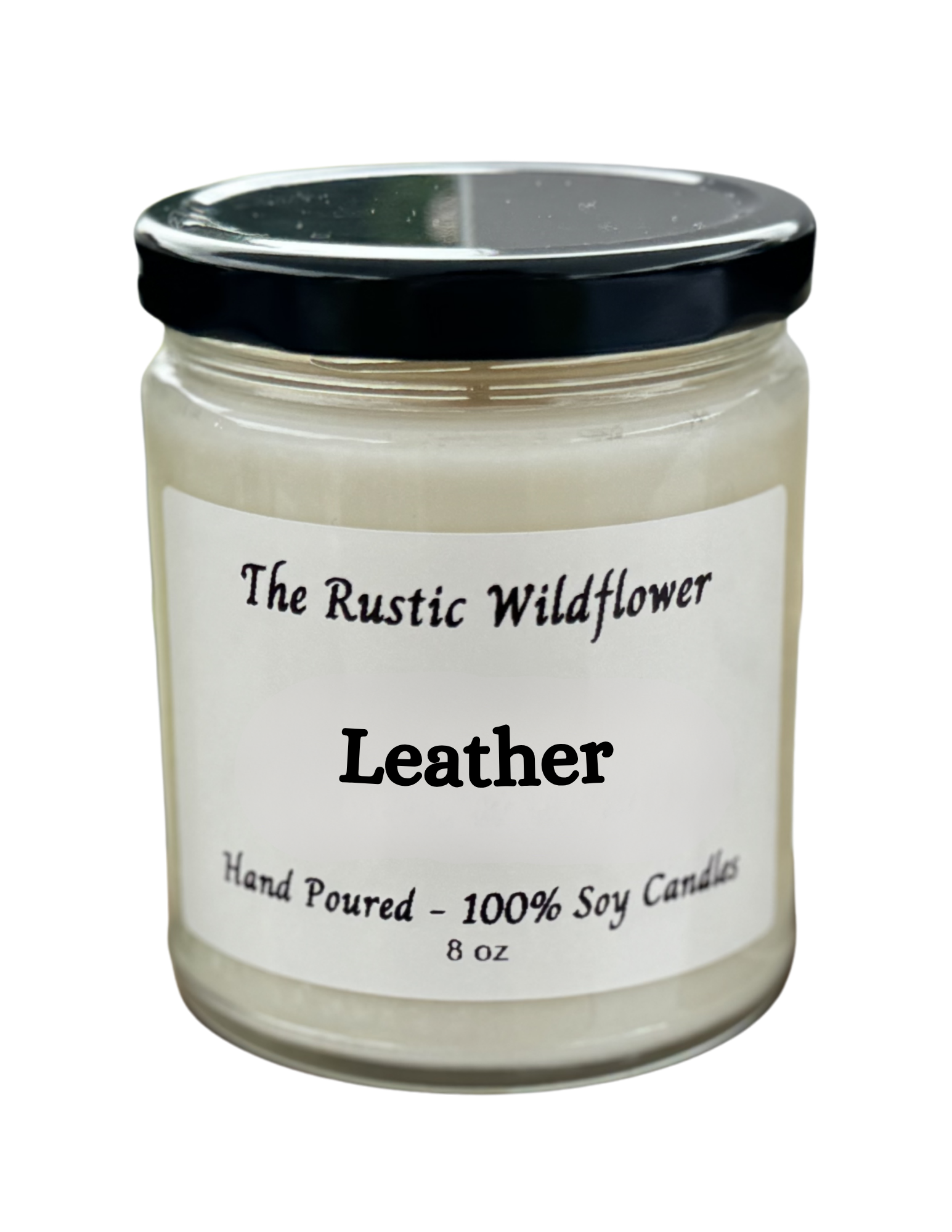 Leather - Single Wick Candle 8oz