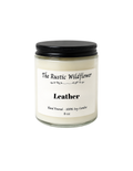 Leather - Single Wick Candle 8oz