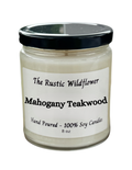 Mahogany Teakwood - Single Wick Candle 8oz