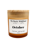 October - Single Wick Candle 10oz