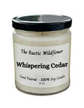 Whispering Cedar - Single Wick Candle 8oz