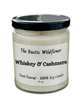Whiskey & Cashmere - Single Wick Candle 8oz