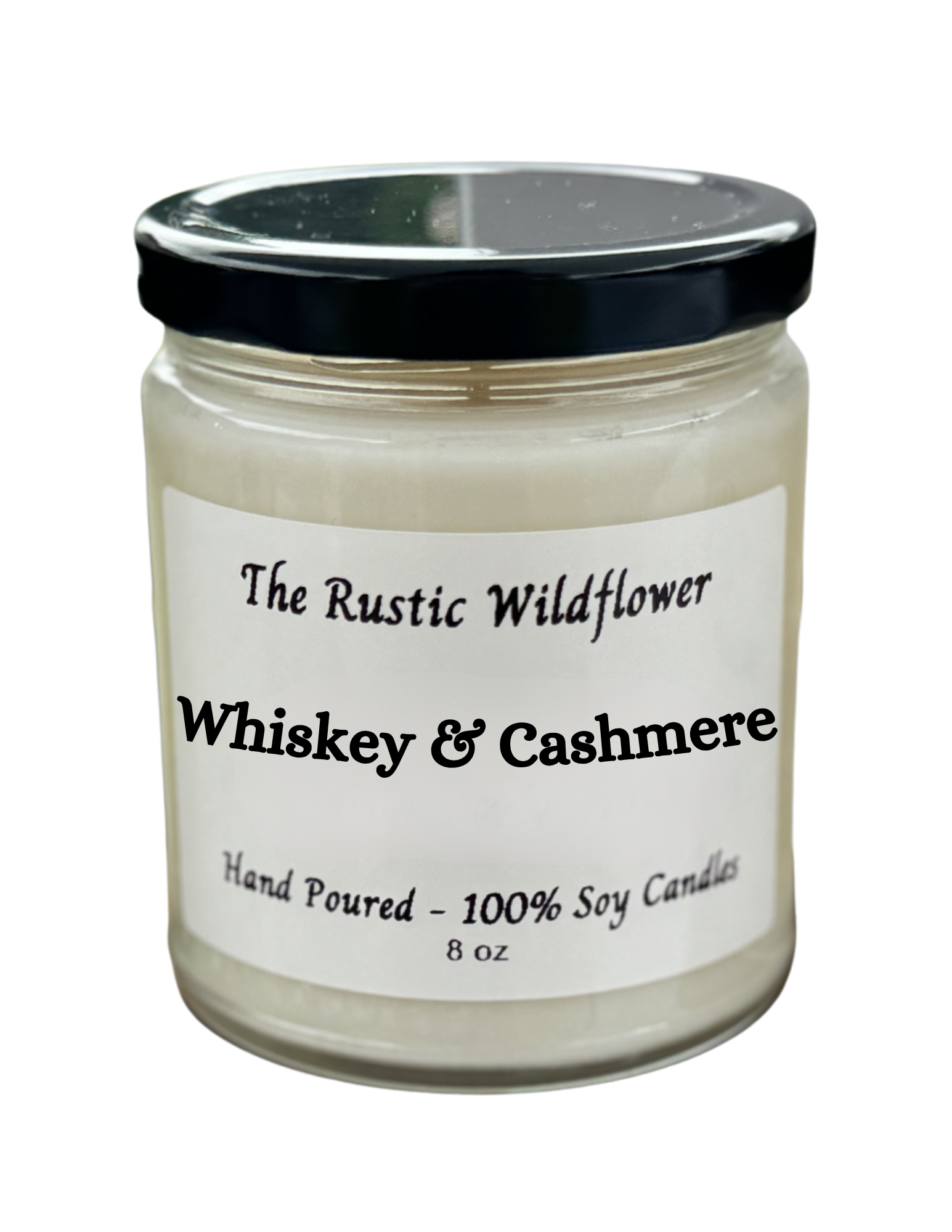 Whiskey & Cashmere - Single Wick Candle 8oz